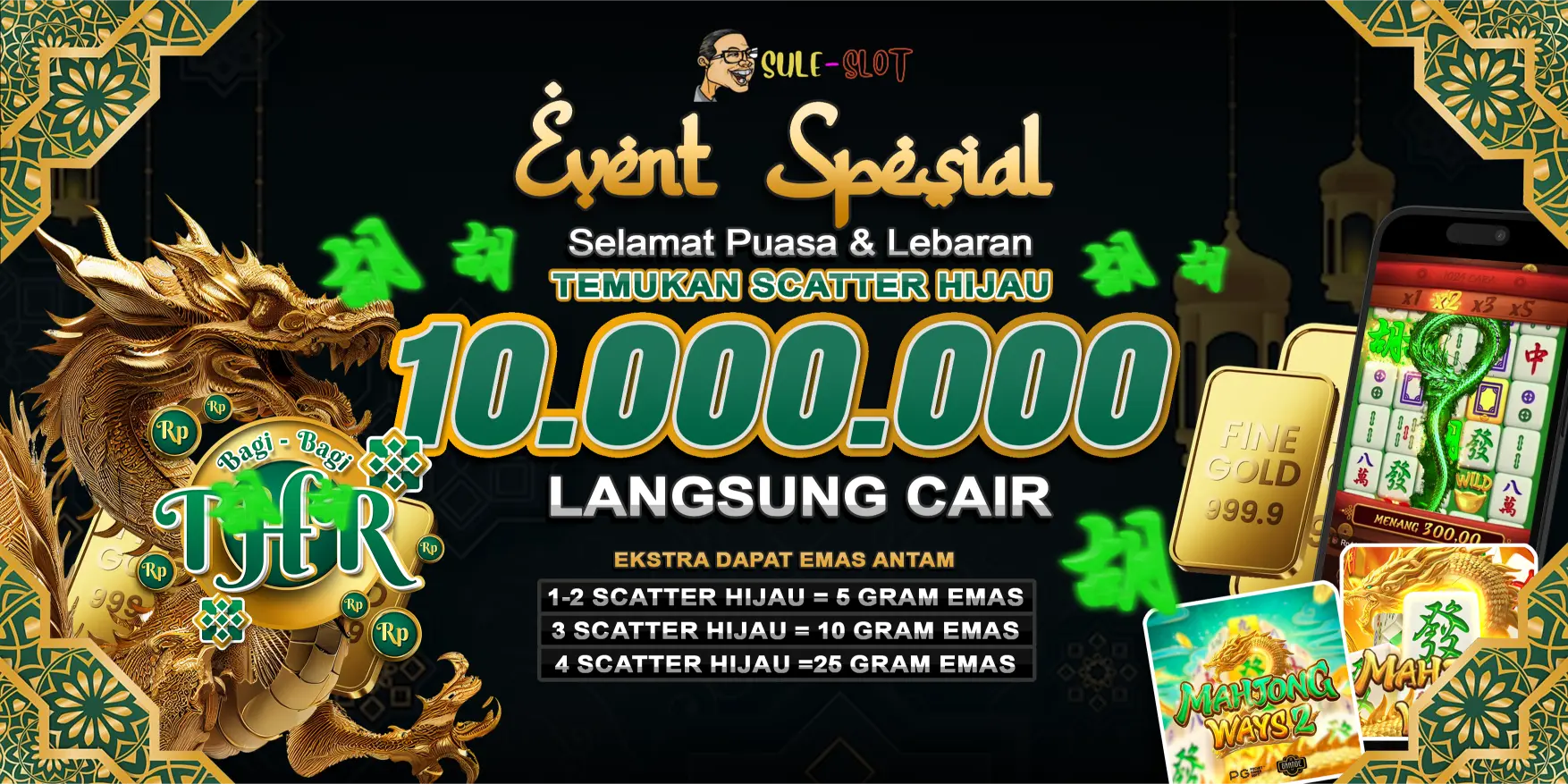 SCATTER HIJAU SULE